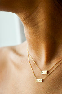 LEGACY NECKLACE // 18K GOLD // PERSONALIZED NECKLACES-Jewelry-K A M A L