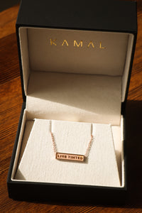 LEGACY TAG PERSONALIZED NECKLACE 18K GOLD