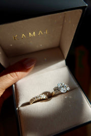 The Oval Trilogy Engagement Ring