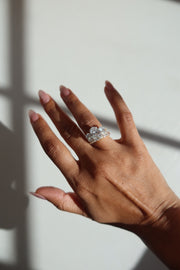 The Oval Trilogy Engagement Ring