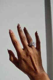 The Oval Trilogy Engagement Ring