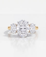The Oval Trilogy Engagement Ring