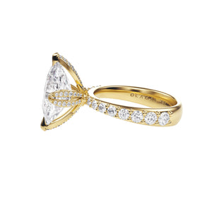 6.92 CARAT GIA Certified Lotus Diamond Ring: A Symbol of Elegance