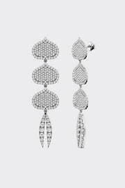 Eye Adore Lotus Diamond Dangle Earrings
