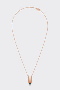 Petal Lotus Edge // Pear Drop Necklace