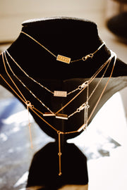 LEGACY NECKLACE // 18K GOLD // PERSONALIZED NECKLACES-Jewelry-K A M A L