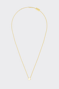 EYE ADORE 7mm GOLD AND DIAMOND MINI NECKLACE