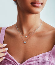 Eye Adore 7mm Gold + Diamond Necklace
