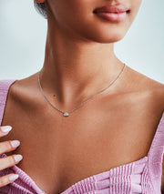 Eye Adore 7mm Gold + Diamond Necklace