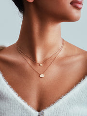 Eye Adore 7mm Gold + Diamond Necklace
