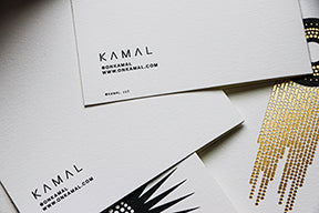 [Premium Quality Letterpress Stationery & Cards Online]-KAMAL