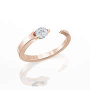Dot Diamond Cuff Ring