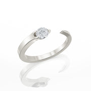 Dot Diamond Cuff Ring